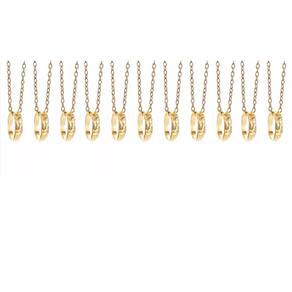 Cordoes Best Friends Amigas Folheado A Ouro 18k - 11 Pçs