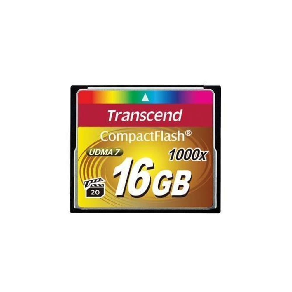 Cartão De Memória Compactflash Udma Transcend Cf 1000X 16Gb
