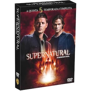 Box DVD Coleção Supernatural: 5ª Temporada 6 DVDs