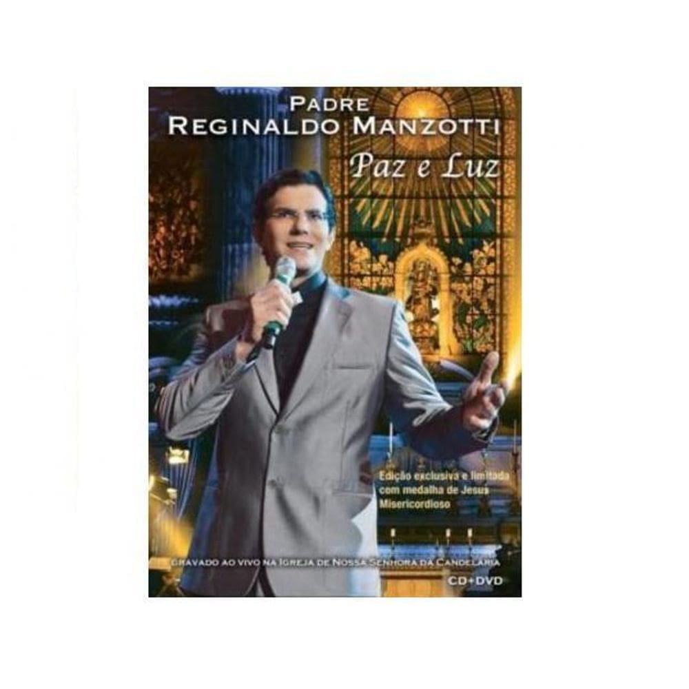 Padre Reginaldo Manzotti Paz E Luz - Dvd + Cd Religioso