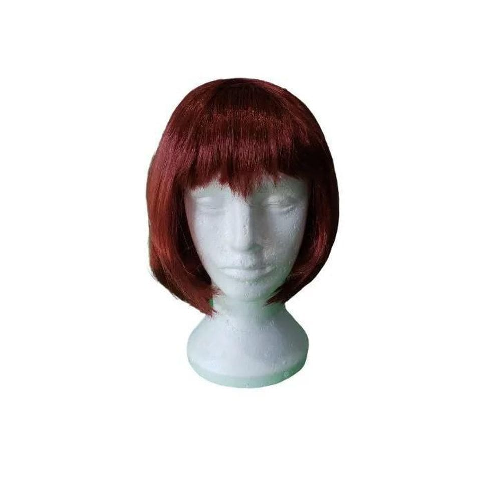 Peruca Chanel Ruivo Sintética 25 Cm