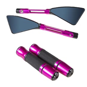 Kit Rosa Manopla Jupiter Retrovisor Cb250F Twister Cg150