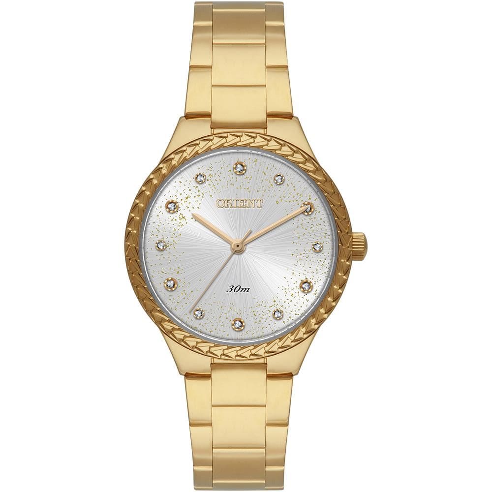 Relógio Orient Feminino Ref: Fgss0247 S1kx Casual Dourado