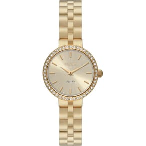Relógio Orient Feminino Ref: Fgss0242 C1kx Social Dourado
