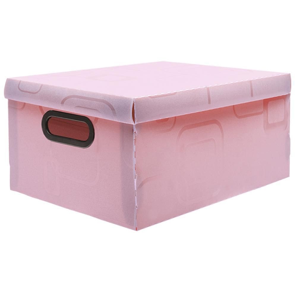 Caixa Organizadora Dello Grande 42X31X20Cm Rosa 2172