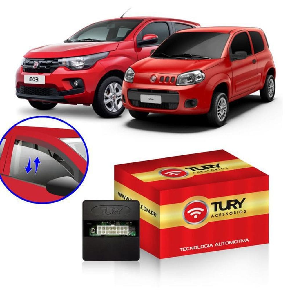 Modulo De Vidro Elétrico Tury - Pro 1.15 - Mobi/Uno