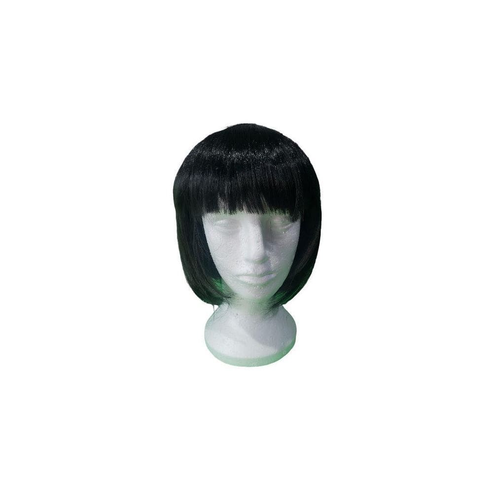 Peruca Chanel Preta Sintética 25 Cm