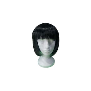 Peruca Chanel Preta Sintética 25 Cm
