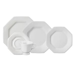 Aparelho de Jantar Porcelana Prisma 20 Peças - Schmidt
