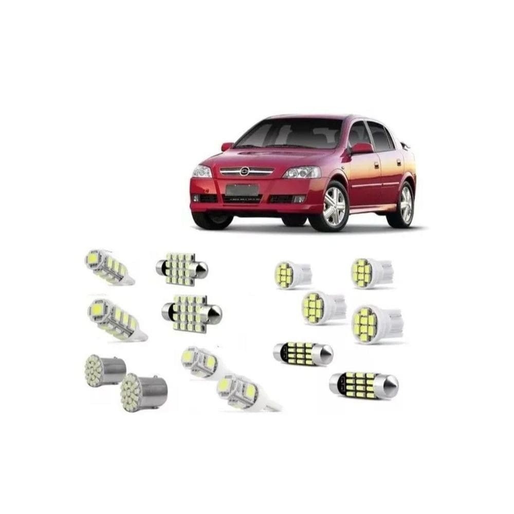 Kit Led Pingo E Torpedo Gm Astra 2003 A 2011 Farolete Placa
