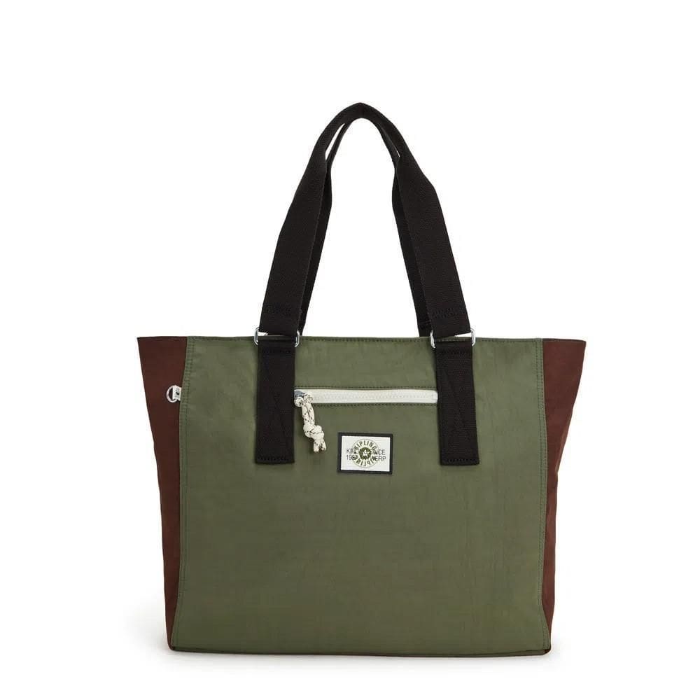 Bolsa De Mão Kipling Jodi Média 22 Litros Verde