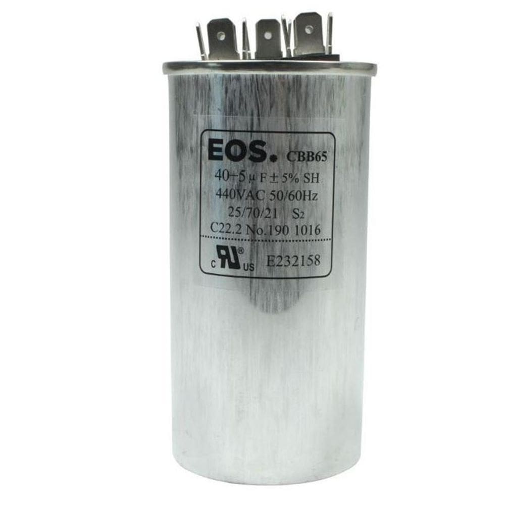 Capacitor Eos 40+5 Mfd 380V 50/60Hz 3206