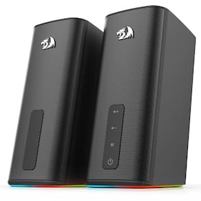 Caixa de Som Gamer Redragon Connie, RGB, Stereo, Bluetooth/AUX, USB, GS814