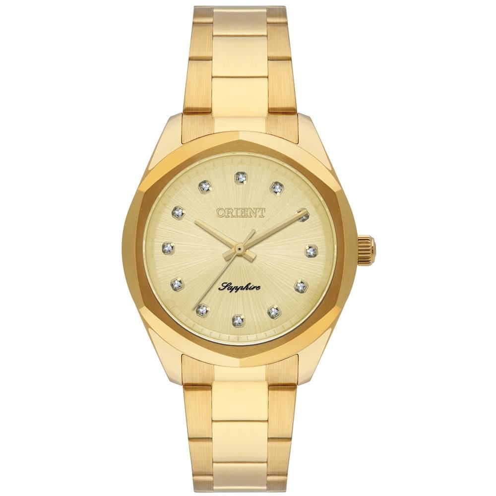 Relógio Orient Feminino Ref: Fgss0236 C1kx Casual Dourado
