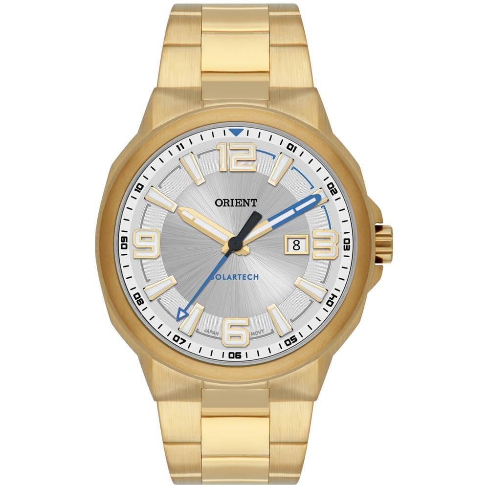 Relógio Orient Masculino Ref: Mgss1302 S2kx Solar Dourado