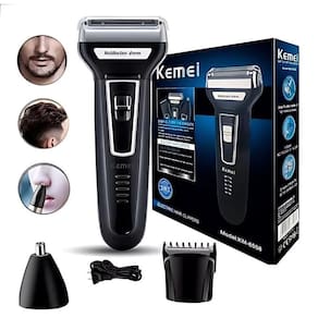 Barbeador Kemei 3 Em 1 O Melhor Aparelho Cuidados Masculinos