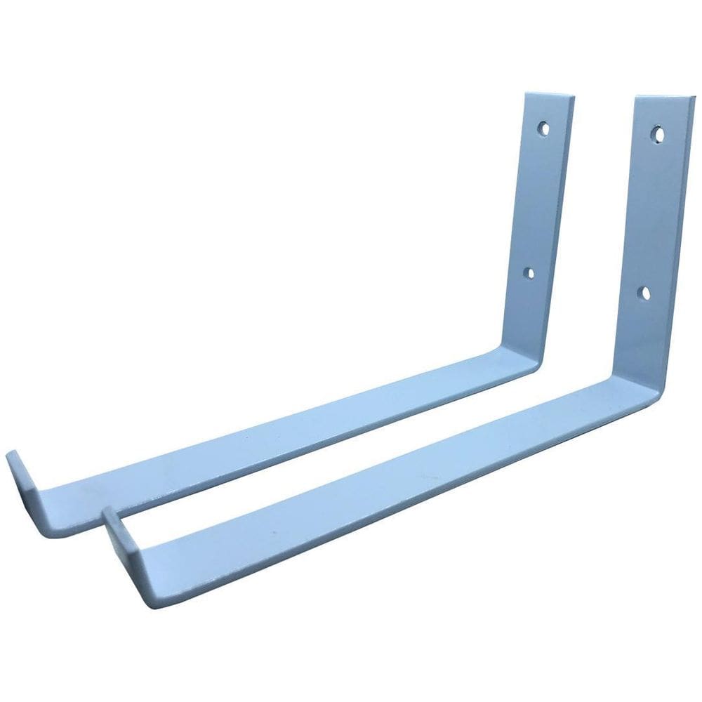 Kit 12 Suporte Mão Francesa Invertida 20Cm Branca