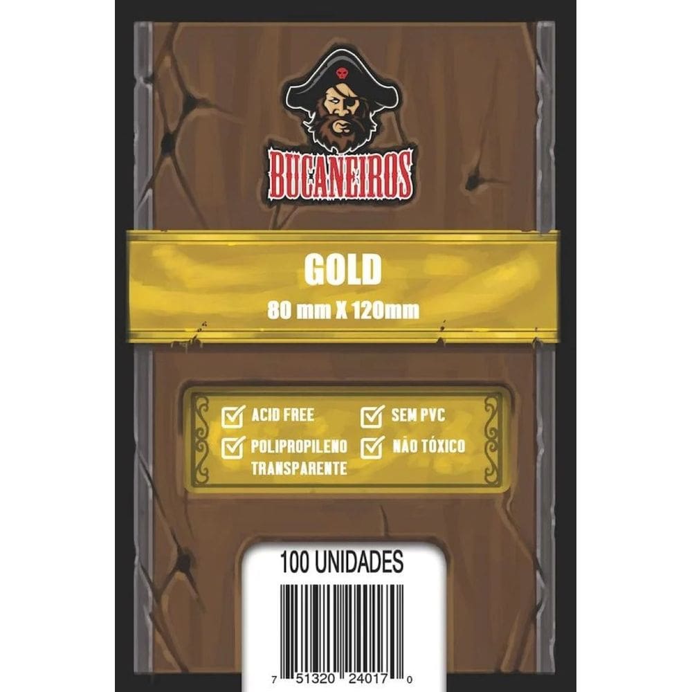 Sleeve Gold 80mm x 120mm