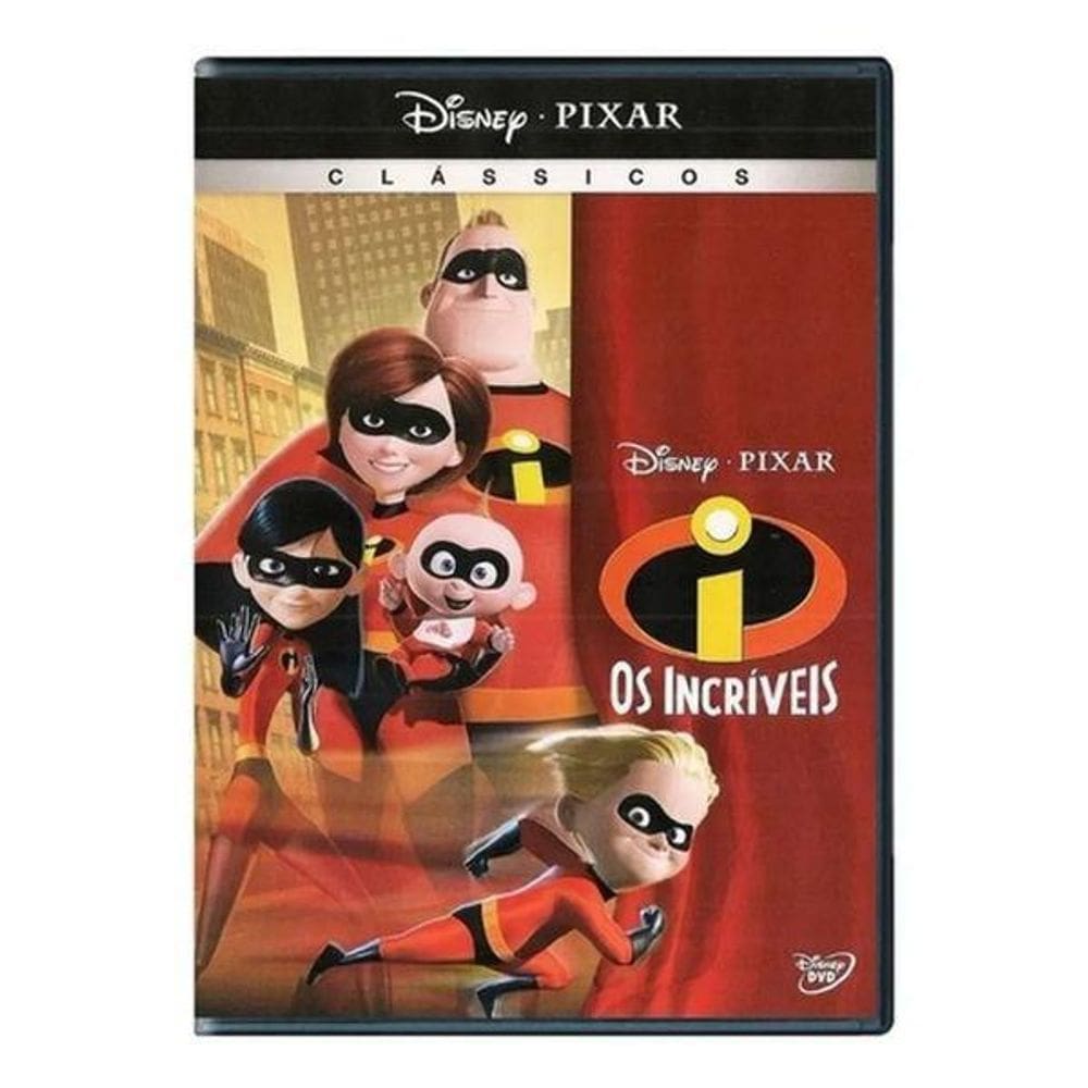 DVD Os Incríveis - Disney | Ação | Dolby 5.1 | Leg PT