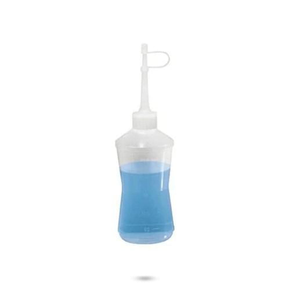 Almotolia Transparente 120ml Bico Reto Kit com 10 Und