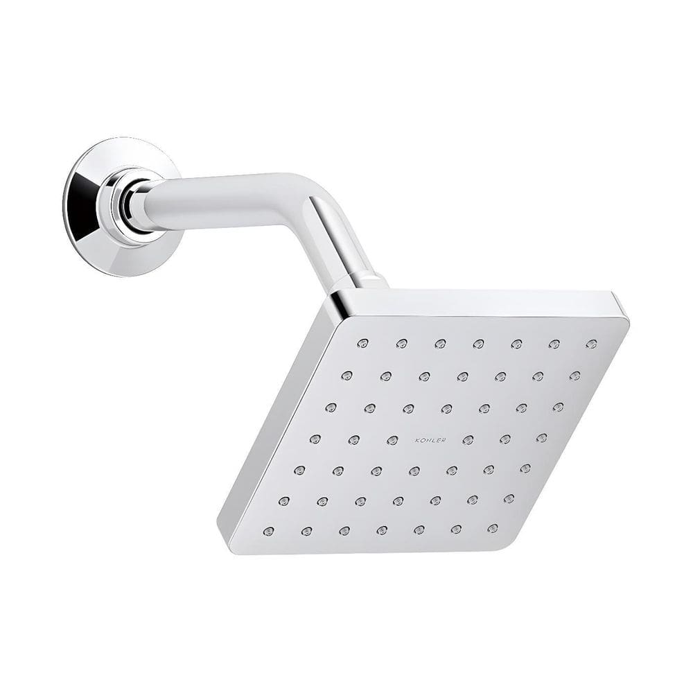 Chuveiro De Teto Kohler Parallel Quadrado 127Mm Com Tubo Cro