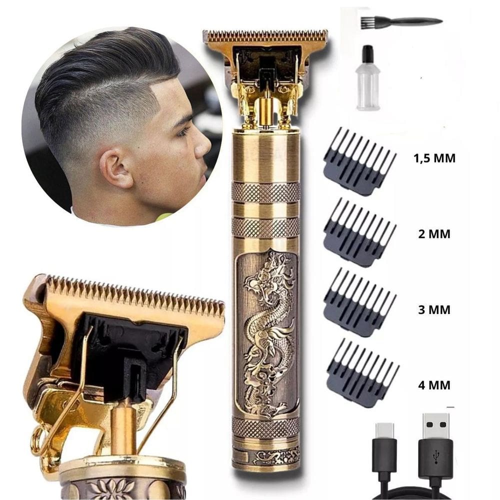 Máquina De Barbear Profissional Para Cabelo E Barba