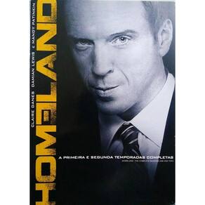 Box Dvd Homeland : 1ª E 2ª Temporada - Claire Danes - 8 Dvds