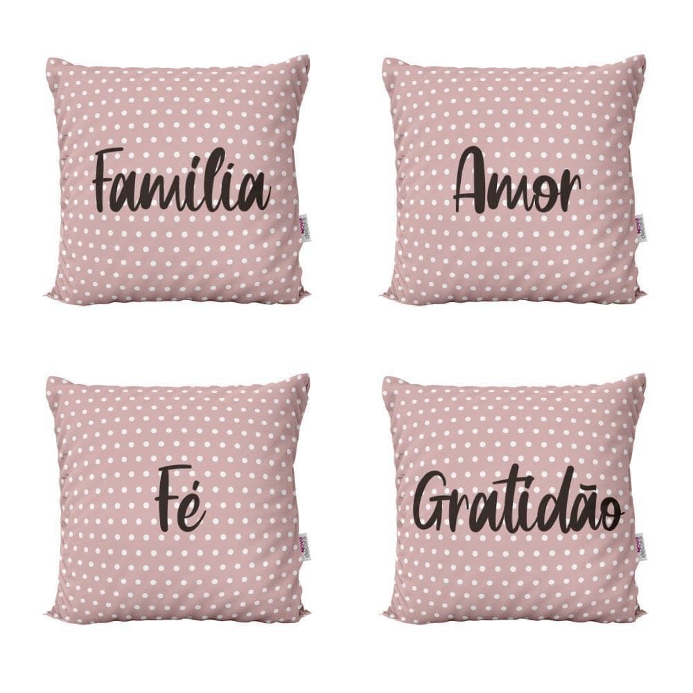 Almofadas Decorativas Rosa Decorativas Para Sofá 40X40