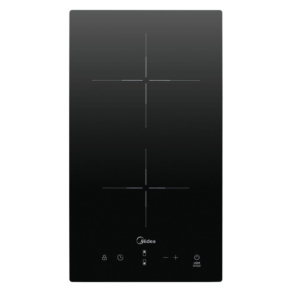Cooktop 2 Bocas Elétrico Vitrocerâmico Midea