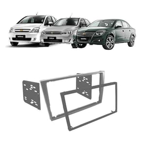 Mold 2Din Dvd Multimidia Corsa Vectra Meriva Montana Prata
