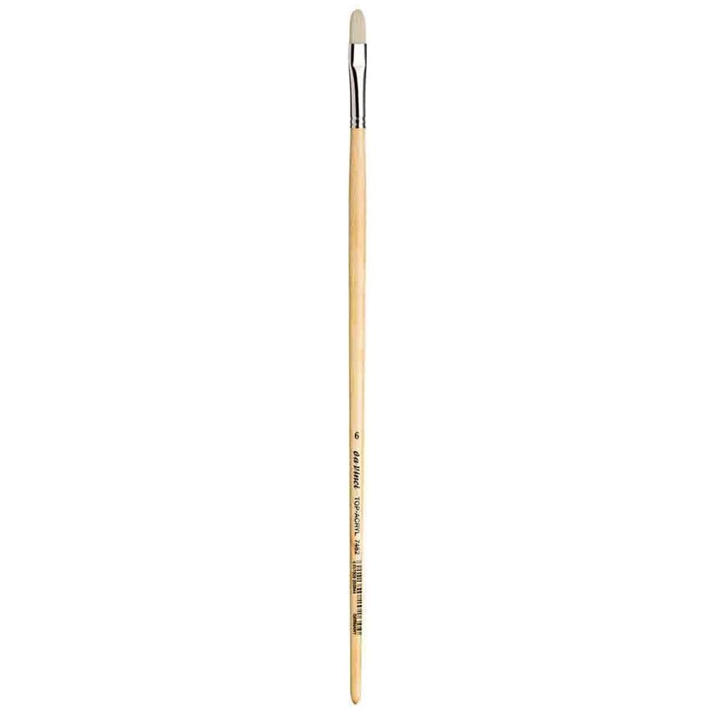 Pincel Língua De Gato Sintético Da Vinci Top Acryl 7482 Nº6