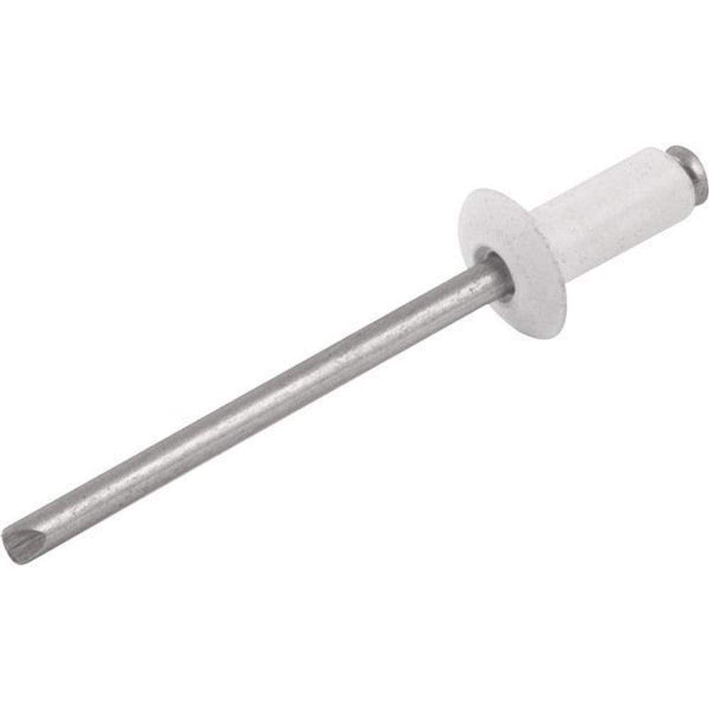 Rebite Alumínio Branco 4,0X10Mm 410 Com 1000 Peças - Vonder