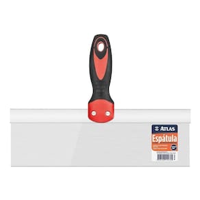 Espátula Reta Inox Para Gesso Drywall 12 Pol  24 Cm  Atlas