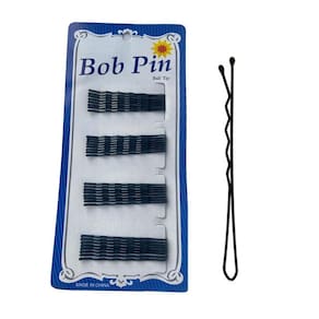 Kit Grampo Para Cabelo Preto 5Cm Com 36 Unidades