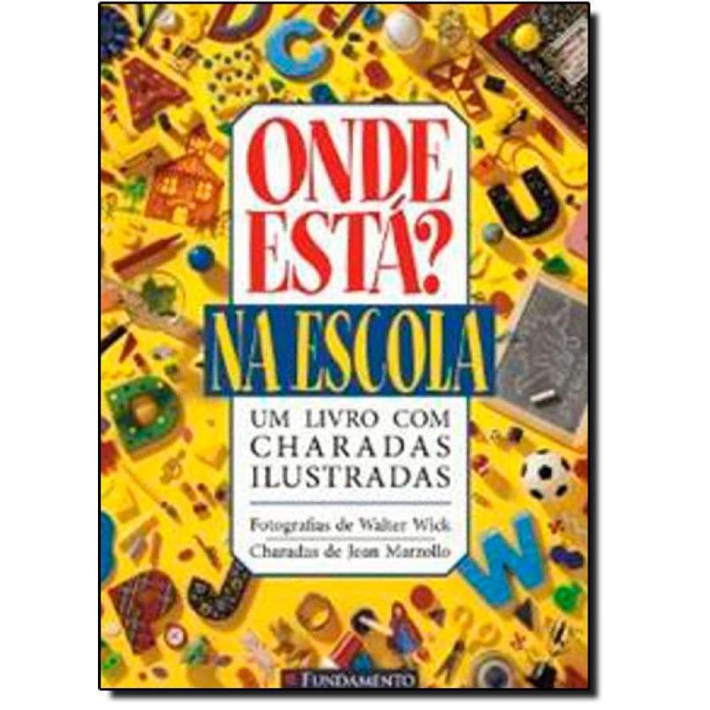 Livro Onde Está? Na Escola