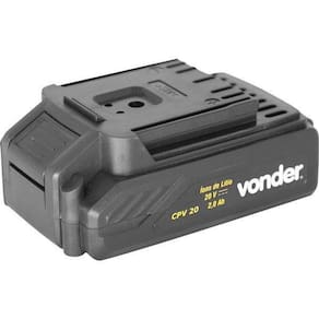 Bateria 20V 2.0Ah Para Lavadora Lbv200 Compr Cpv20 Vonder