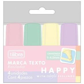 Marca Texto Tilibra Happy 4Un.