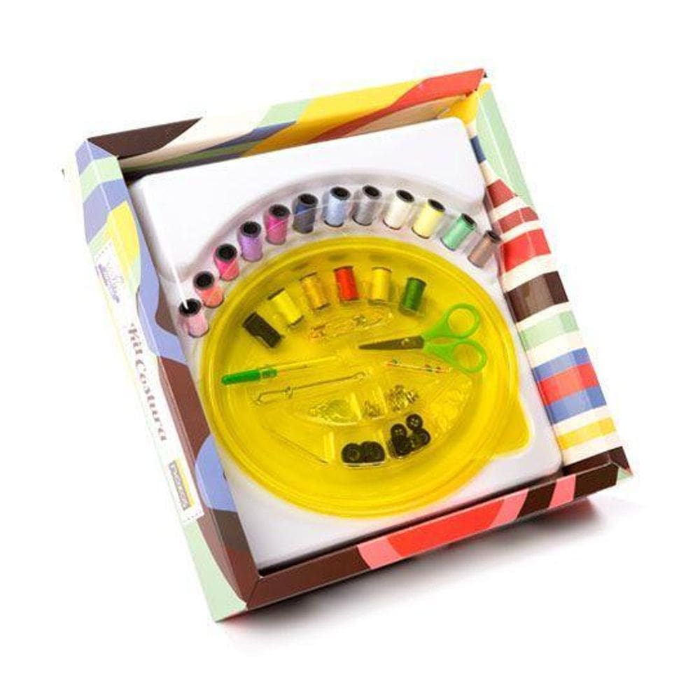 Kit Jogo Estojo Costura Reparo Pratico 70 Peças Naxos