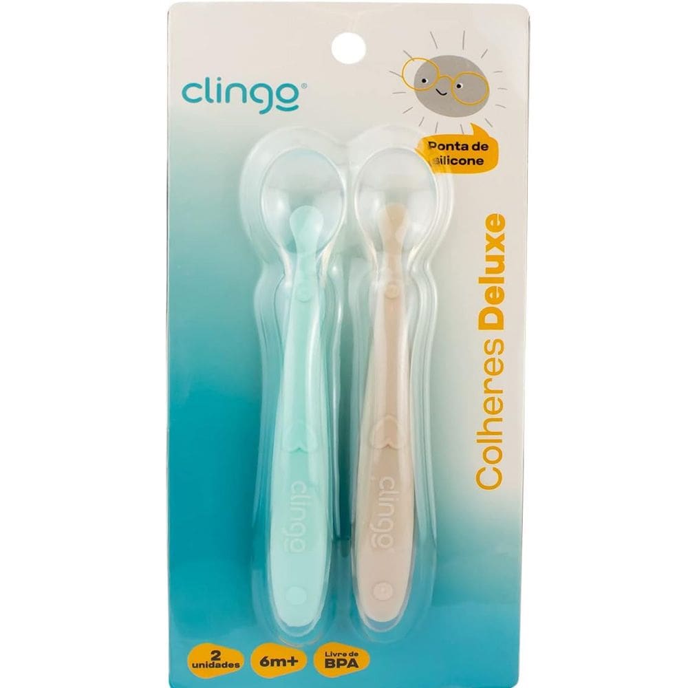 Colheres De Silicone Premium +6m Nude 2und Clingo