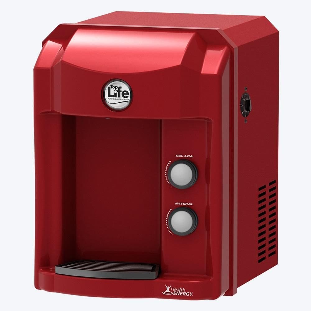 Filtro De Água Gelada E Alcalina Ionizada He 220V Vermelho