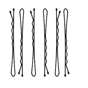 Kit Com 36 Grampos De Cabelo Clássico Prendedor Preto 5Cm