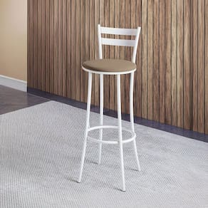 Banqueta Lia Branco Brilho - Kappesberg Crome