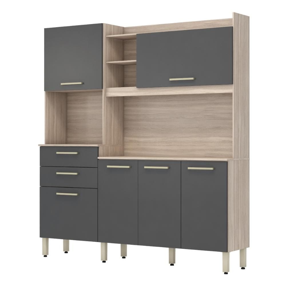 Armario de Cozinha Select com 6 Portas e 2 Gavetas