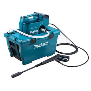 Lavadoura de Alta Pressão a Bateria 18V LXT Makita DHW080ZK - Pressão: 55 bar / 800 psi e Vazão máxima: 380L/h