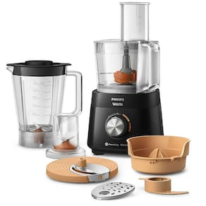 Multiprocessador Philips Walita 7 em 1 Powerchop 1000W - HR7304/91  Preto  110 VOLTS