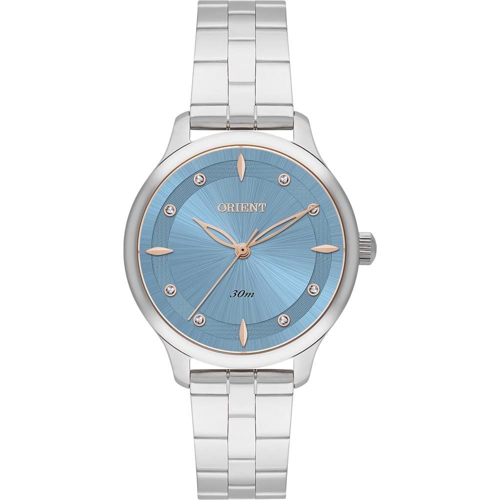 Relógio Orient Feminino Ref: Fbss0147 A1sx Casual Prateado