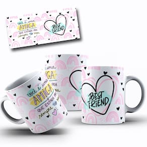 Caneca Amigas Para Sempre – Presente Especial e Cheio de Amor
