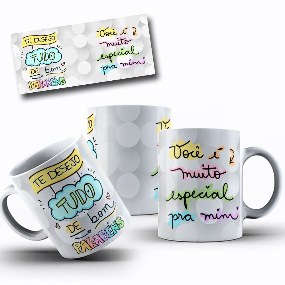 Caneca de Porcelana Aniversário – Presente Criativo e Divertido
