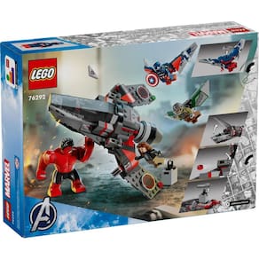 Capitão América Vs Hulk Vermelho Lego 76292