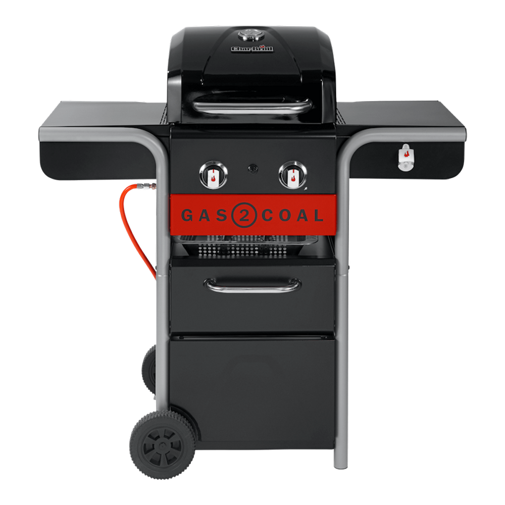 Churrasqueira Americana a gás e carvão Char-Broil Híbrida Gas2Coal 210 2.0 Flex